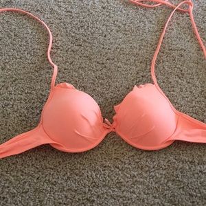 Victoria secret push up swim top. Peach color